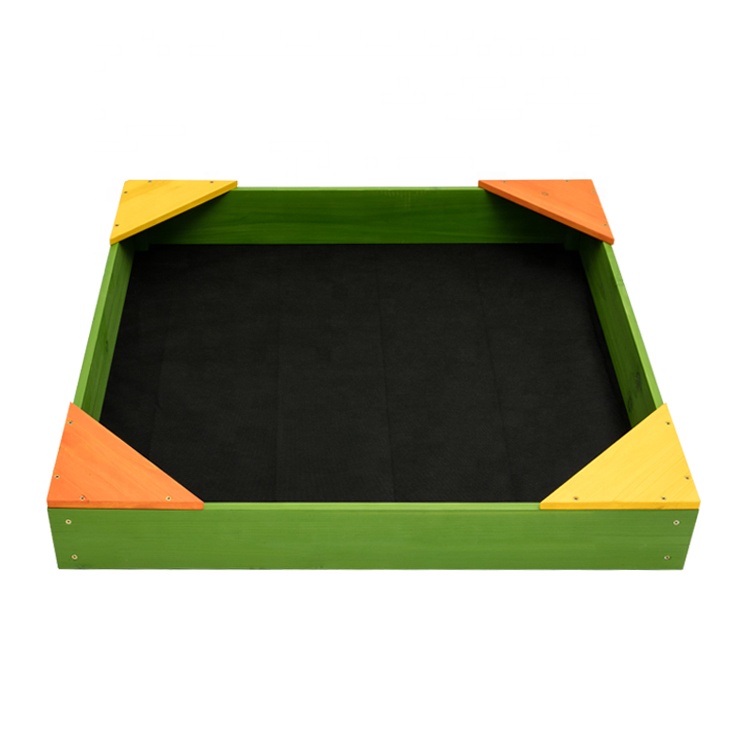 Latest Factory Price Wood Children Outdoor Sand Box Sand Pit Sandbox 