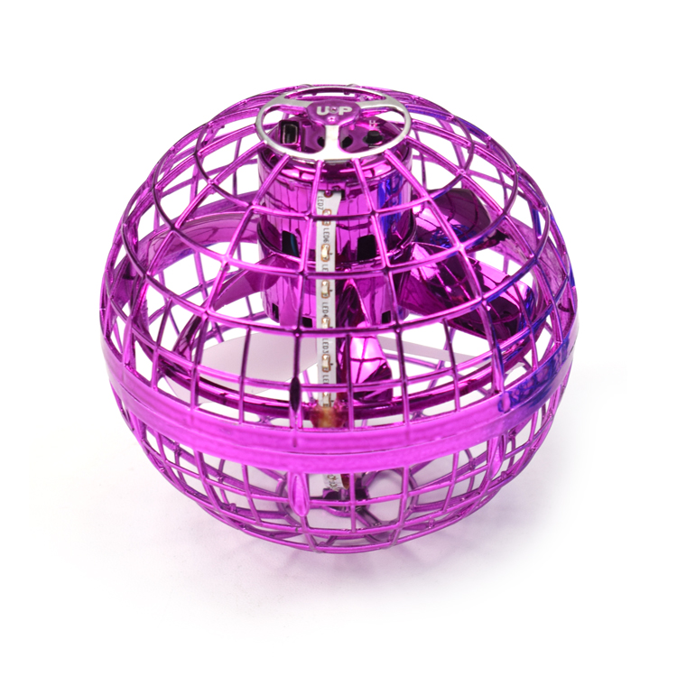 Amazon Fly 360 Rotating Hover Orb Magic Led Mini Drone Flying Spinner Boomerang Ball Flying Ball Toy 