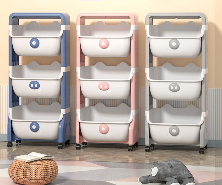 Toy Storage Basket Children&#39;s Snack Organiser Stackable Kids Storage Box Toy 